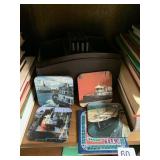 COASTER CADDY W/ SET OF 4 MATCHED COASTER AND