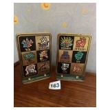 DAYAGI ISREAL BOOKENDS 5.5" H X 3.5" W