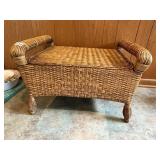 WICKER FOOTREST