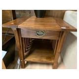 VERY NICE SIDE TABLE W/DRAWER & LOWER SHELF