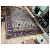 HAND WOVEN RUG 135" X 148" W/ FRINGE EDGE NO