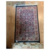 WOOL AREA RUG 34" X 20"