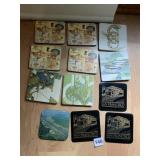 ASSORTED COASTERS