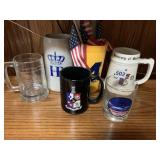 MUGS & STEINS FROM MICHIGAN AND OTHERS