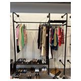 WALL MOUNT RETAIL RACK PIPE STYLE, 83 H, 68 L, 19