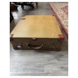 ANTIQUE BRADKA BAGS SHOES SUITCASE 21"L 20"H