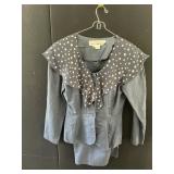 JOHNATHAN MARTIN SZ 9/10 NAVY BLUE SKIRT,