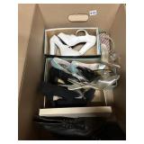 BOX OF LADIES VINTAGE SHOES SMALL SIZES