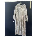 VINTAGE HAND-WOVEN CAFTAN WITH HOOD BLACK & WHITE