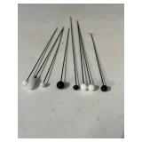 VINTAGE HAT PINS TOTAL 7