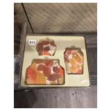 70S NOS VELOUR CASE SET