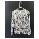 VINTAGE KRIZIA POI SATIN BLOUSE NOS MADE IN