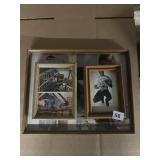 3 WOODEN PICTURE FRAMES 14.75 X 11.75, 7.5 X 5.5,