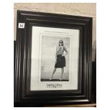 20X17 DARK WOODEN PICTURE FRAME