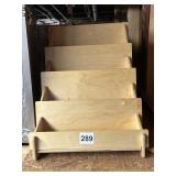 WOODEN CARD DISPLAY 12.5"H