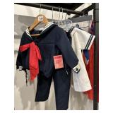 VINTAGE KIDS NAUTICAL CLOTHING LOT ASSORTED SIZES