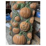 PLASTIC MOLDED JACK O LANTERN PANEL 48"LX23"W
