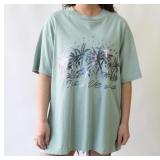 VINTAGE LAS VEGAS TEE Measurements taken while