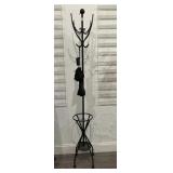 METAL COAT RACK WITH UMBRELLA 69