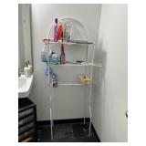 OVER THE TOILET BATHROOM SHELVING CONTENTS