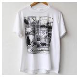 90s Alaska Icons Tee Measurements taken while