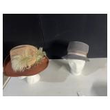 MR. M PEACH BLOOM VELOUR HAT, MR. JOHNS CLASSICS