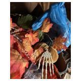 BOX OF FALL DECORATIONS