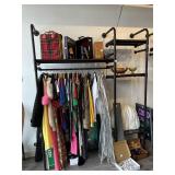 WALL MOUNT RETAIL RACK PIPE STYLE, 83 H, 68 L, 19