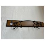WOODEN HANGING DISPLAY RACK 2 FEET LONG
