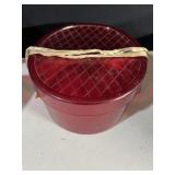 VINTAGE RED HAT BOX