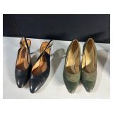 RANGOURI SLING PUMPS SIZE 5 AND NATURALIZE OLIVE