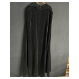 VINTAGE JAEGER SIZE 10 BLACK VELVET CAPE (SOME
