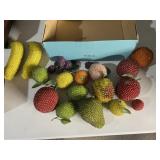 VINTAGE BEADED PIN FRUIT ASSORTMENT