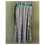 NAVY LACE SKIRT TALBOTS RIBBON WAIST SZ 10