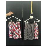 VINTAGE SKIRT PETER PILOTO SZ 2, 2 PATTERN ZIPPER