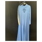 VINTAGE GILBERTS FOR TALLY NEW YORK DRESS, BLUE