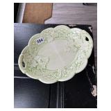 HANDMADE LEAF PLATTER 12X9