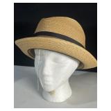 ADAMS VINTAGE STRAW HAT GENUINE FLICKER MILAN
