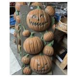 PLASTIC MOLDED JACK O LANTERN PANEL 48"LX23"W