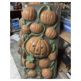 PLASTIC MOLDED JACK O LANTERN PANEL 48"LX23"W