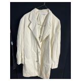 ISSEY MIYAKE WHITE COTTON JACKET