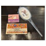 VINTAGE INCENSE AND HAND MIRROR