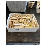 BOX OF CLOTHES PINS