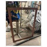 PAINTED COPPER FRAME 49"HX36"L - NO GLASS