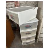PLASTIC STORAGE DRAWER 19"LX16"WX8"H - SOME HAVE