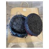 NAVY VINTAGE HATS NETTING IS RIPPED