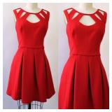 Y2K Betsey Johnson Lipstick Cage Dress