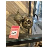 VINTAGE BRASS INSENSE HOLDERS