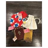 VINTAGE DRAWSTRING BAGS