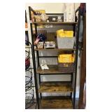 COLLAPSABLE SHELVING UNIT FOLDS COMPLETELY FLAT